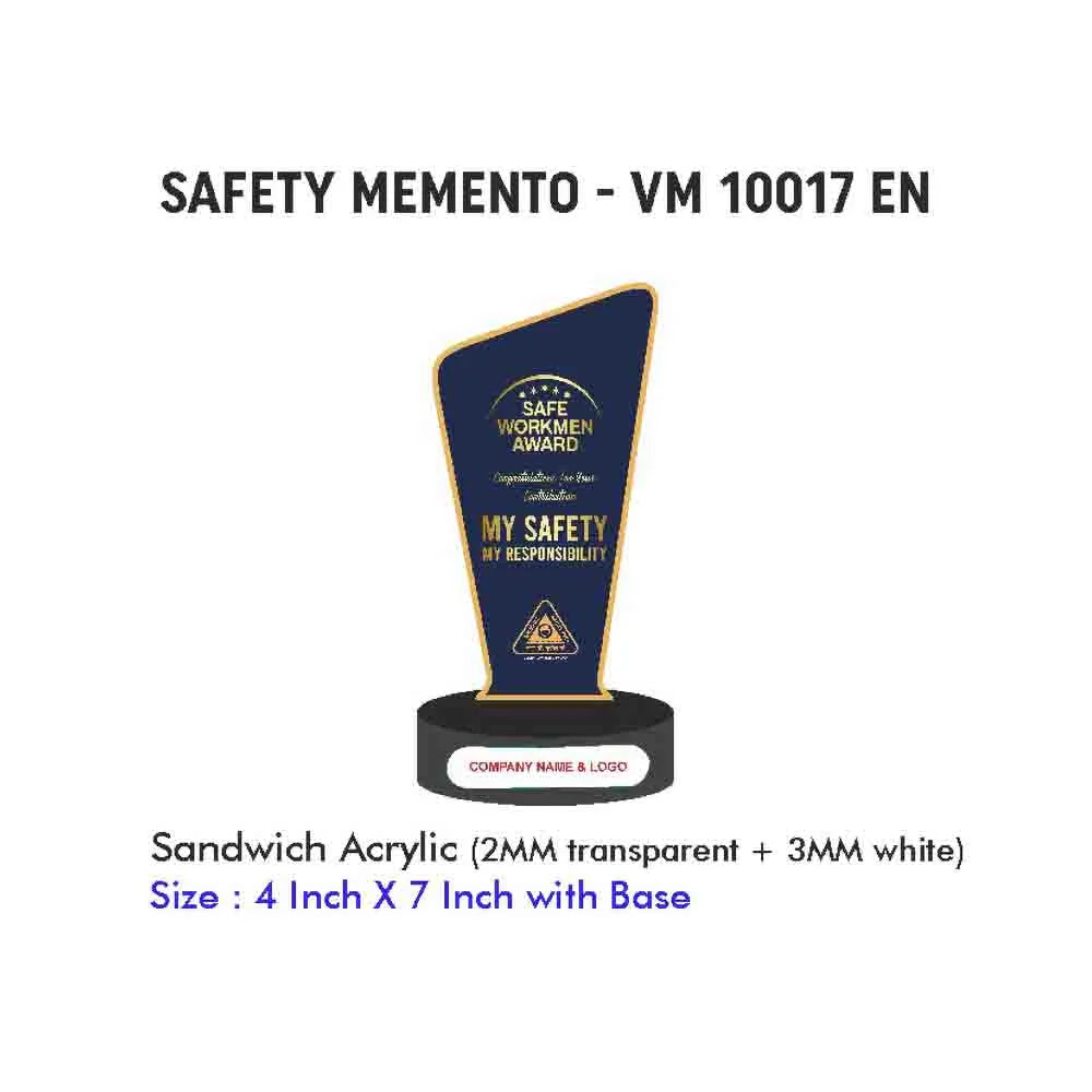 National Safety Week Big Trophy – Design 5