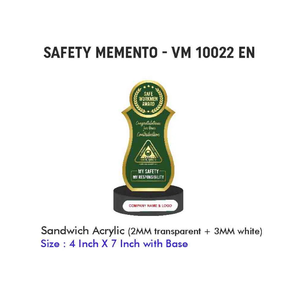 National Safety Week Big Trophy – Design 10