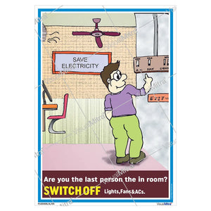 Buy "Do's if Last to Leave Poster" Poster – Shop Safety Posters at eshop visualmitra