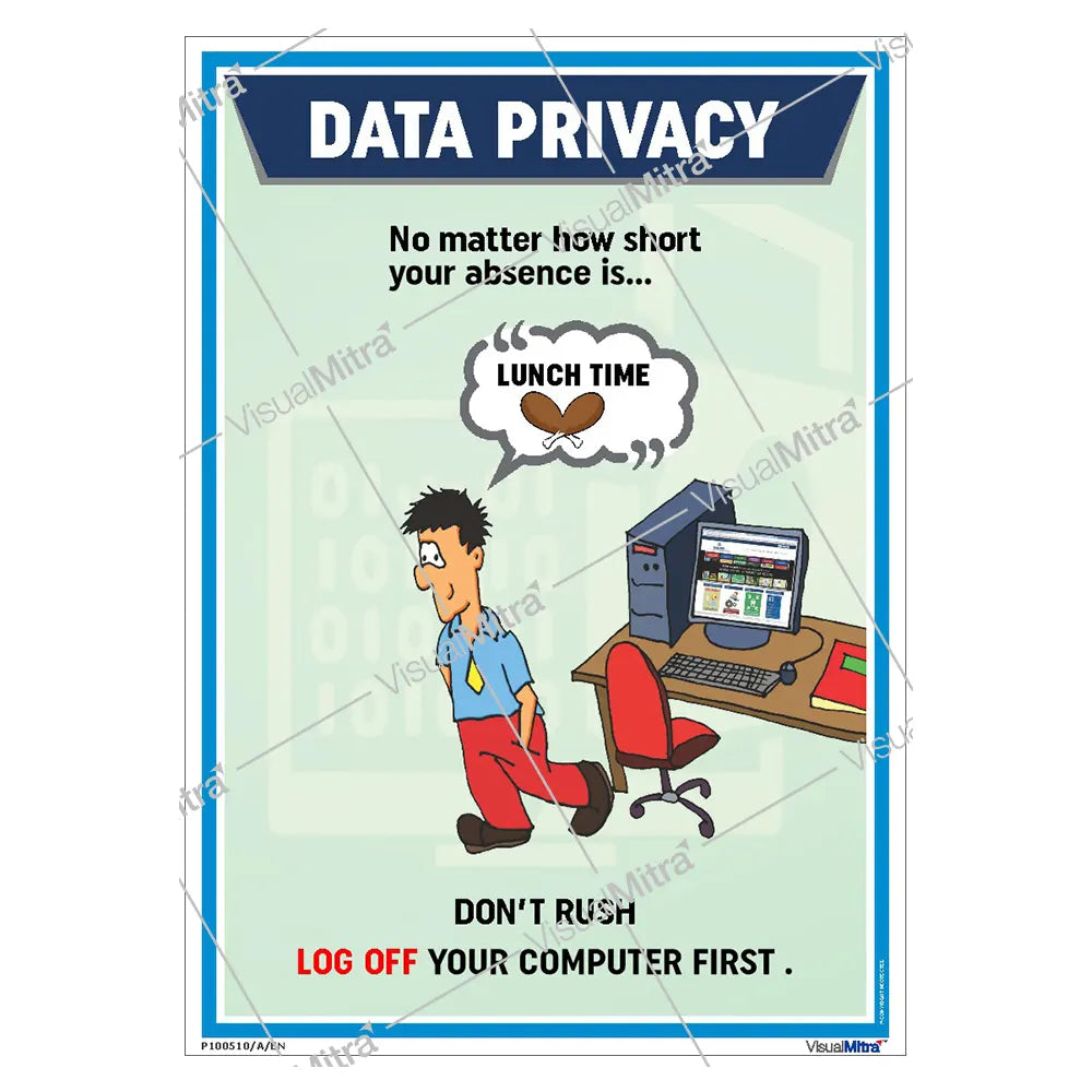 Information Security Awareness Poster | Protect Workplace Data & Cyber ...