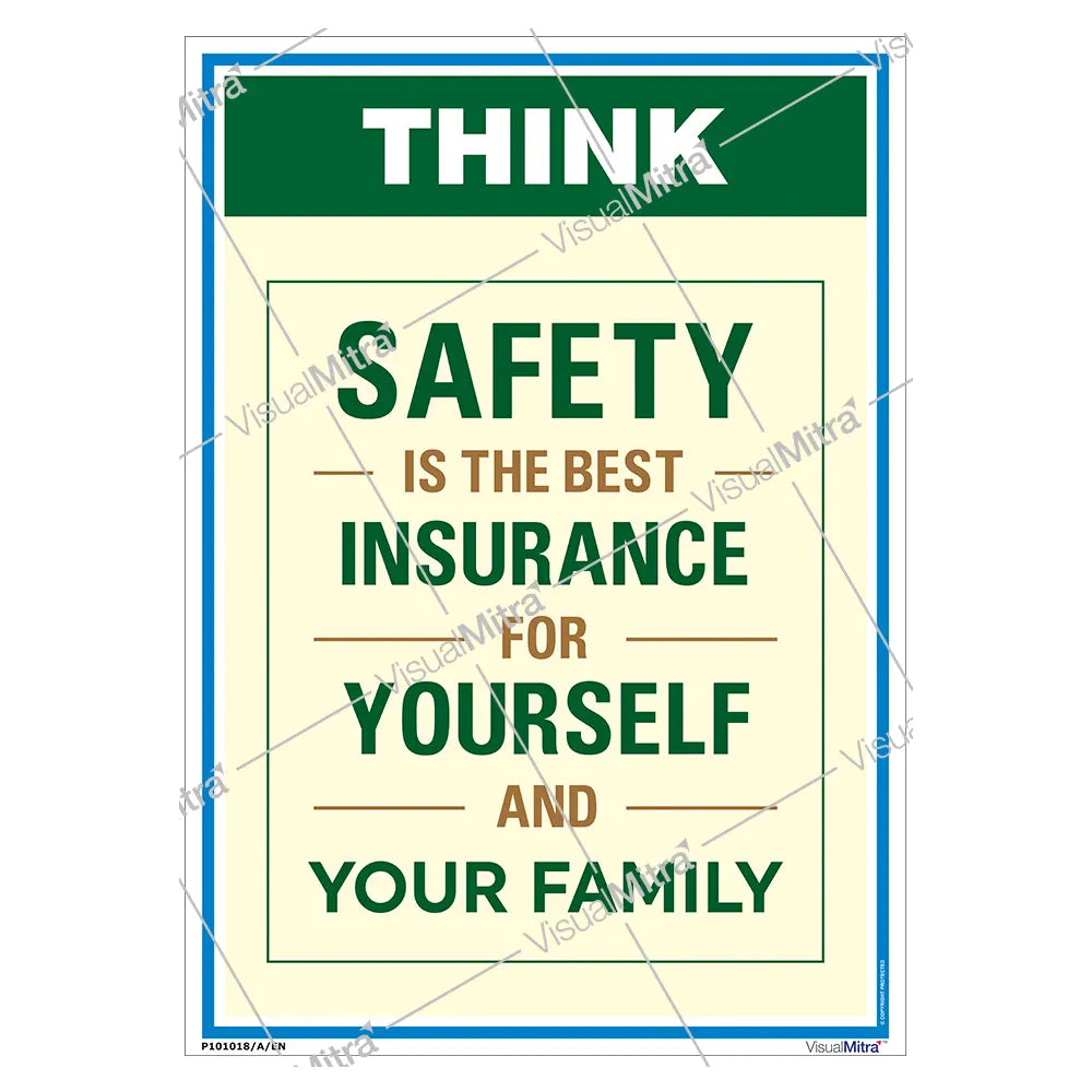 Safety Slogan Poster | Promote Workplace Safety Awareness – VisualMitra LLP