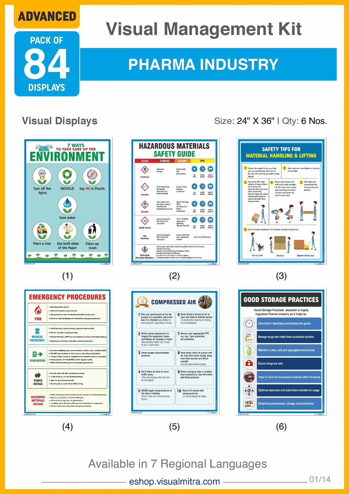 Advanced Kit - Pharmaceutical Industry Visual Management Kit