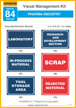 Advanced Kit - Pharmaceutical Industry Visual Management Kit