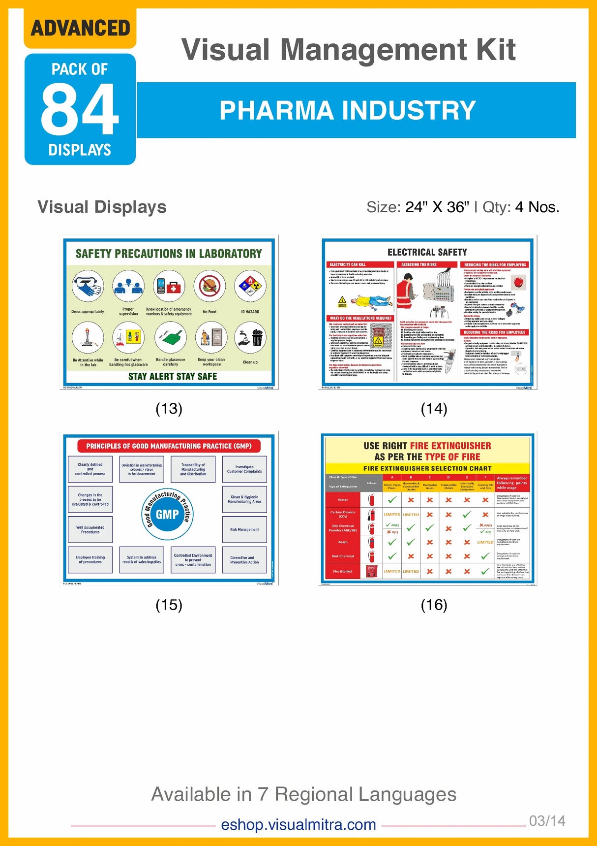 Advanced Kit - Pharmaceutical Industry Visual Management Kit