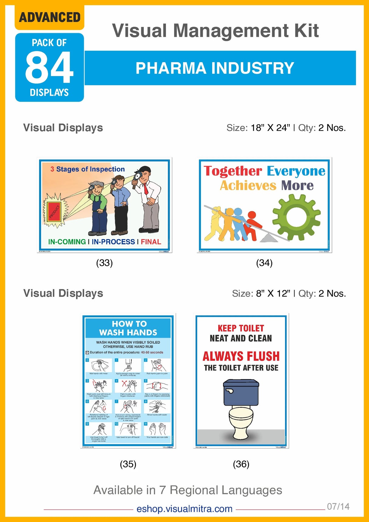 Advanced Kit - Pharmaceutical Industry Visual Management Kit