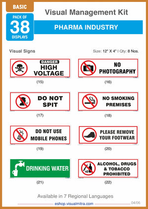 Basic Kit - Pharmaceutical Industry Visual Management Kit