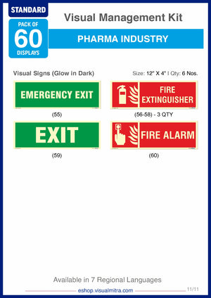 Standard Kit - Pharmaceutical Industry Visual Management Kit