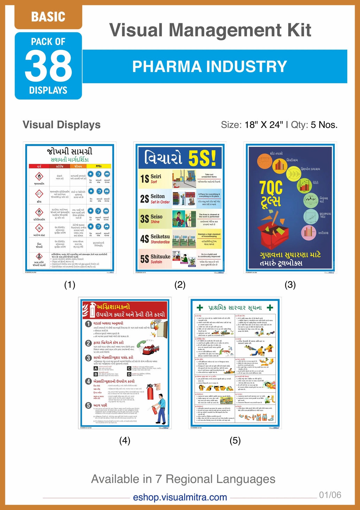 Basic Kit - Pharmaceutical Industry Visual Management Kit