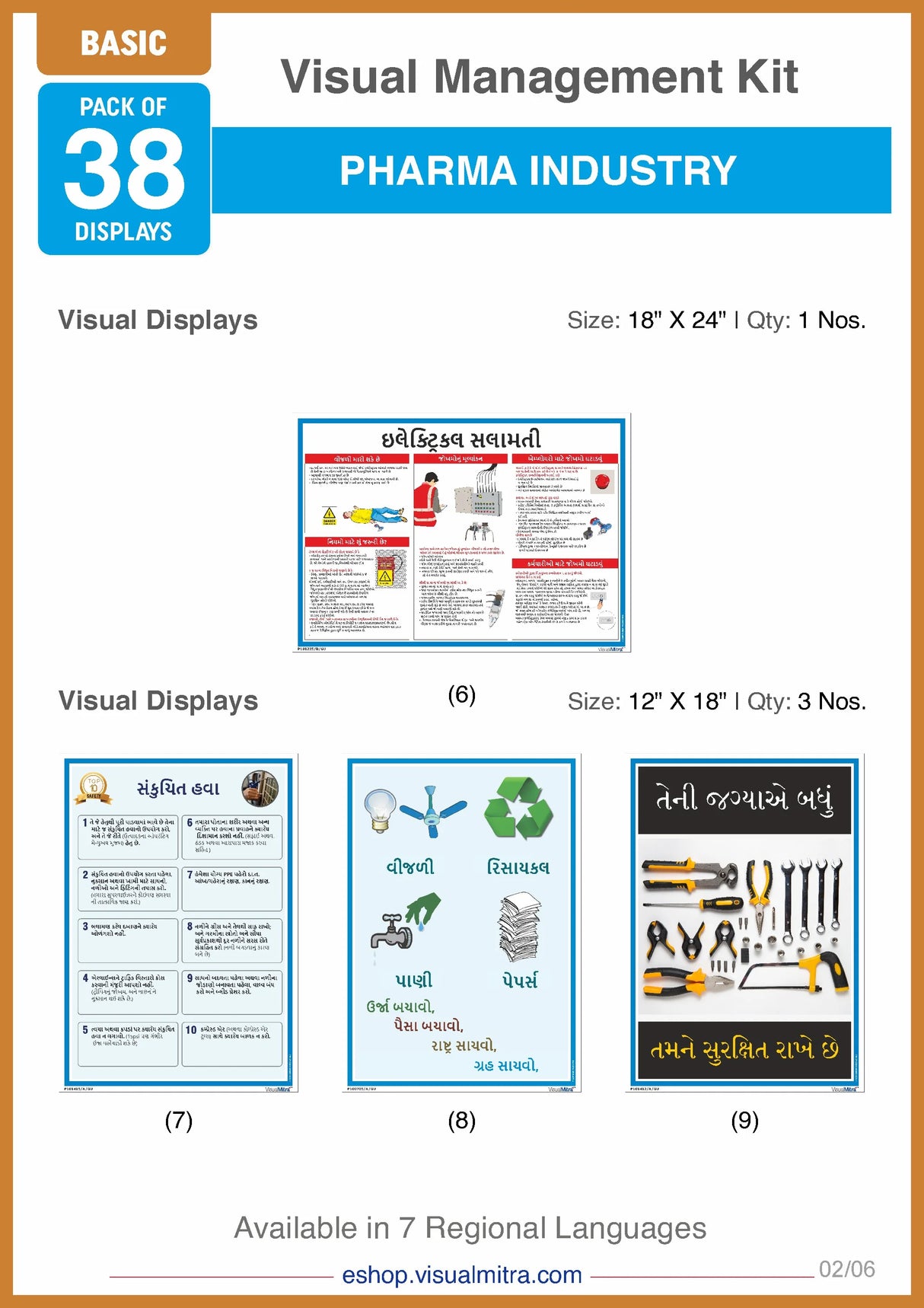 Basic Kit - Pharmaceutical Industry Visual Management Kit