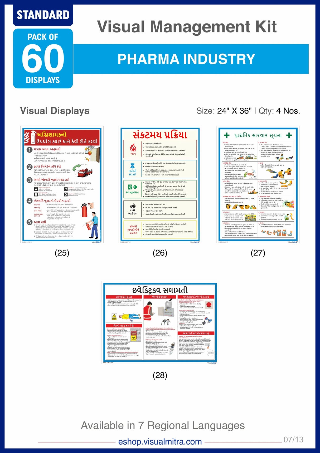 Standard Kit - Pharmaceutical Industry Visual Management Kit