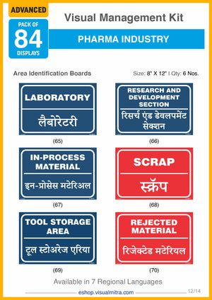 Advanced Kit - Pharmaceutical Industry Visual Management Kit