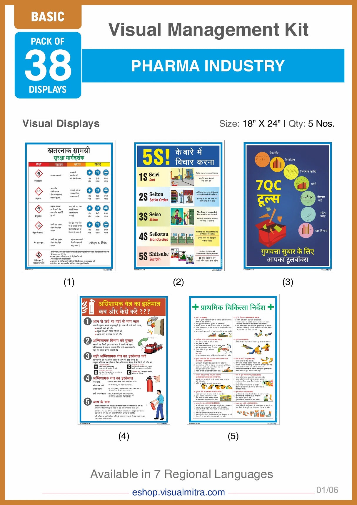 Basic Kit - Pharmaceutical Industry Visual Management Kit