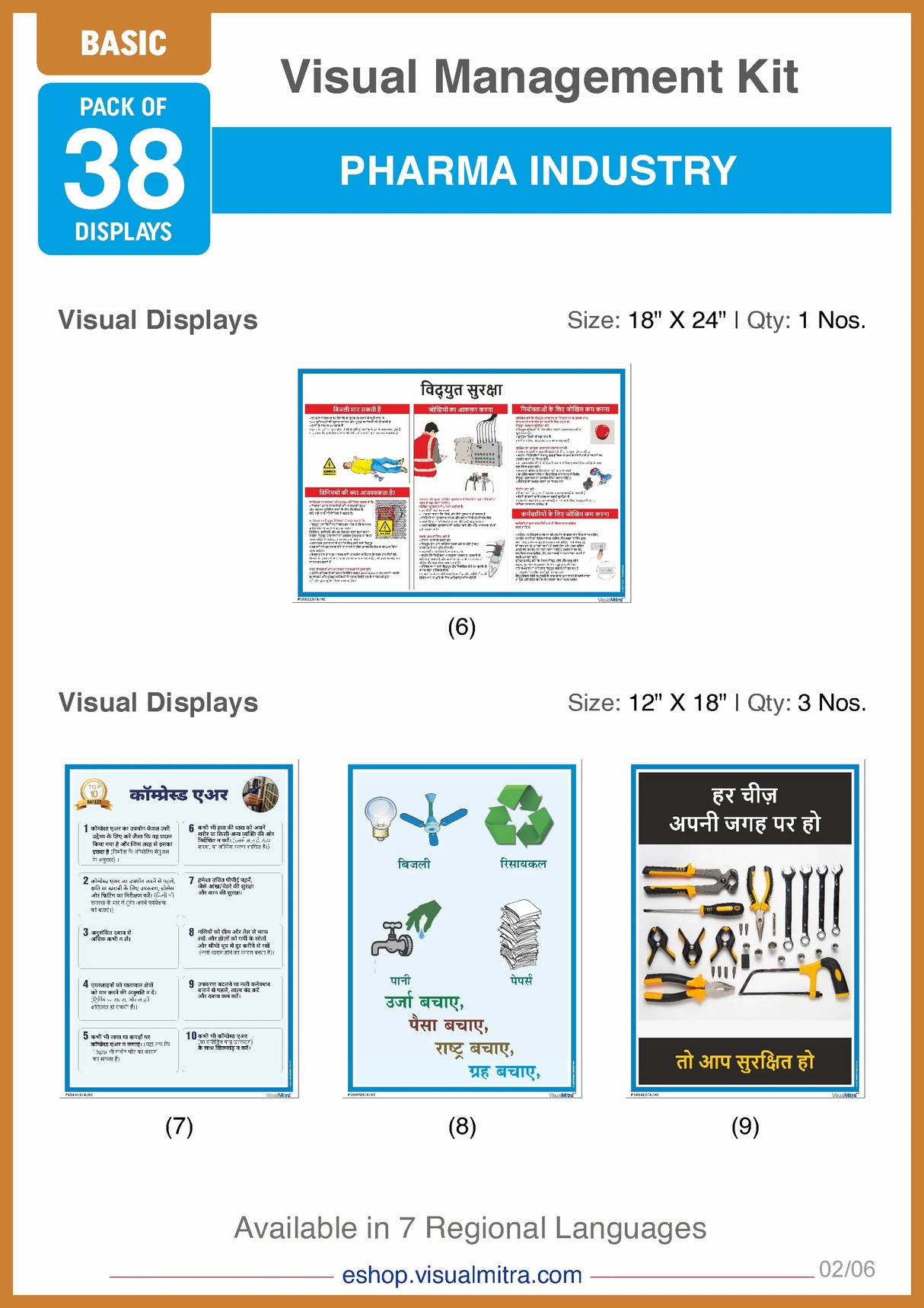 Basic Kit - Pharmaceutical Industry Visual Management Kit