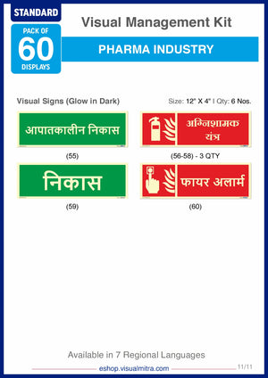 Standard Kit - Pharmaceutical Industry Visual Management Kit