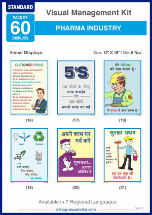 Standard Kit - Pharmaceutical Industry Visual Management Kit