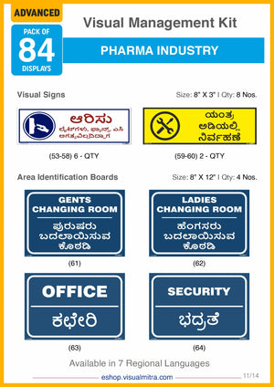 Advanced Kit - Pharmaceutical Industry Visual Management Kit