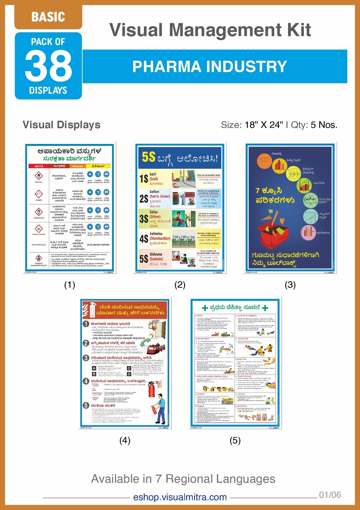 Basic Kit - Pharmaceutical Industry Visual Management Kit