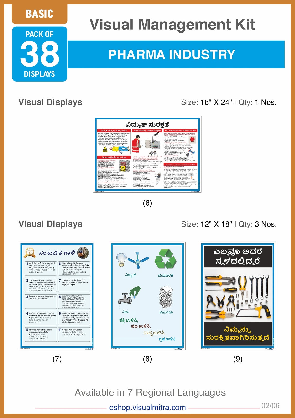 Basic Kit - Pharmaceutical Industry Visual Management Kit