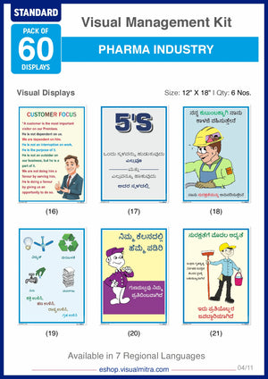 Standard Kit - Pharmaceutical Industry Visual Management Kit