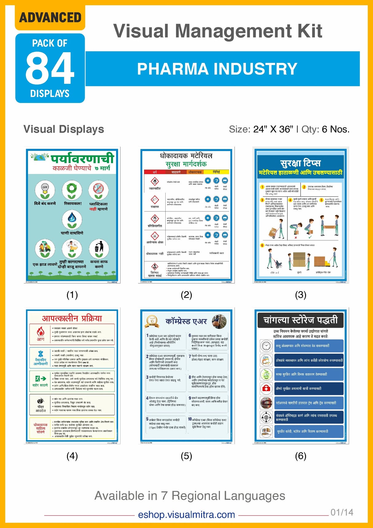 Advanced Kit - Pharmaceutical Industry Visual Management Kit