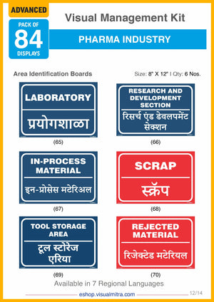 Advanced Kit - Pharmaceutical Industry Visual Management Kit