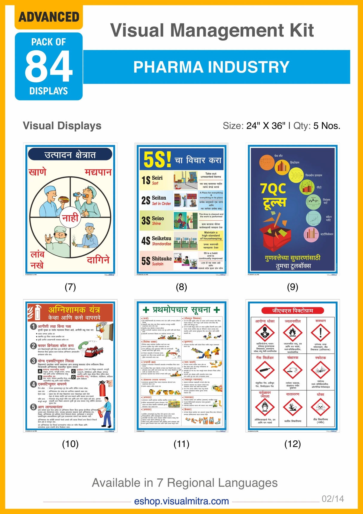 Advanced Kit - Pharmaceutical Industry Visual Management Kit