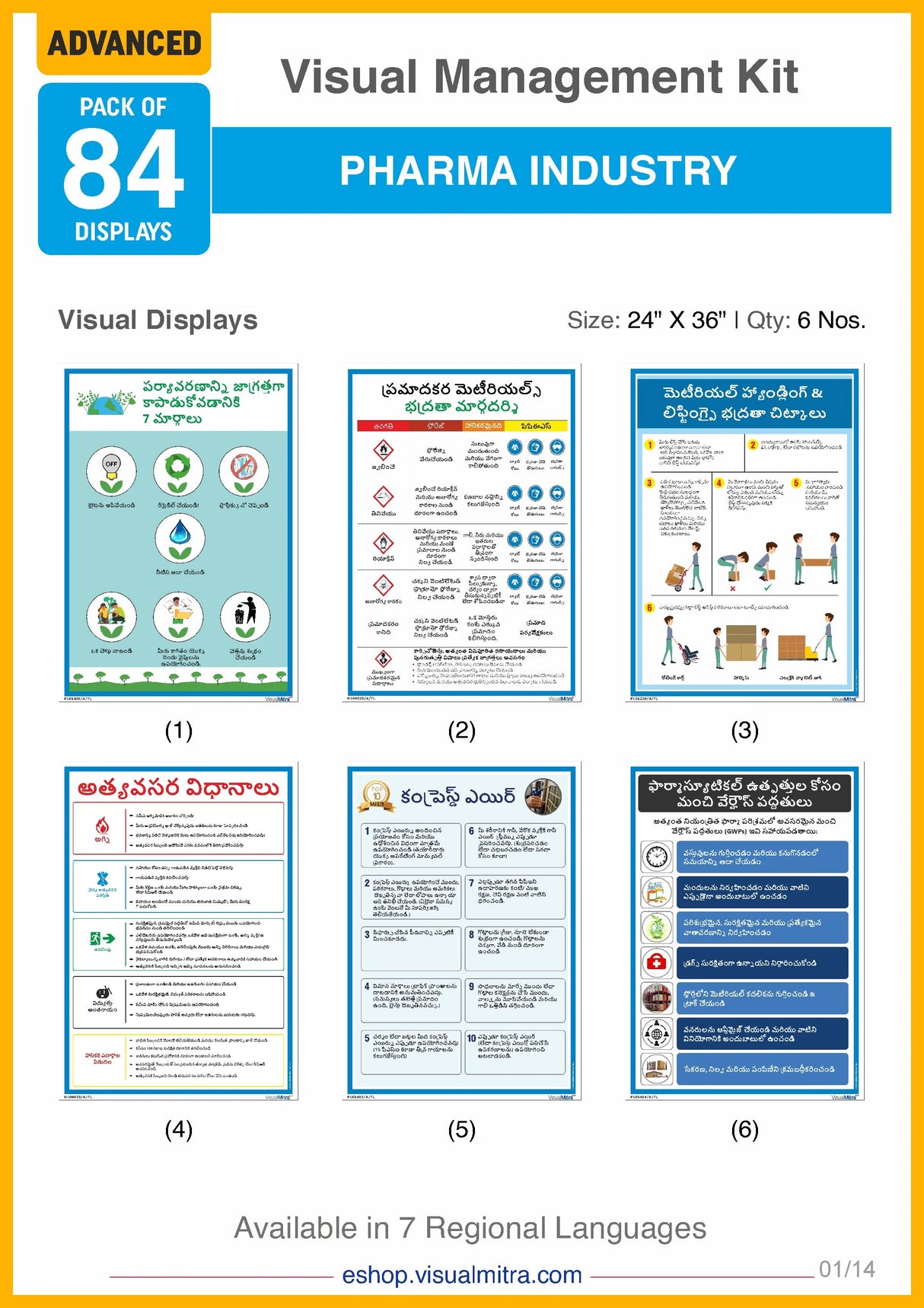 Advanced Kit - Pharmaceutical Industry Visual Management Kit