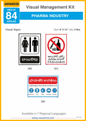 Advanced Kit - Pharmaceutical Industry Visual Management Kit