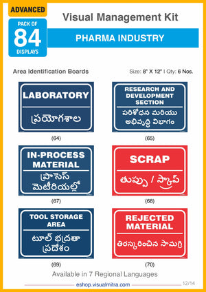 Advanced Kit - Pharmaceutical Industry Visual Management Kit