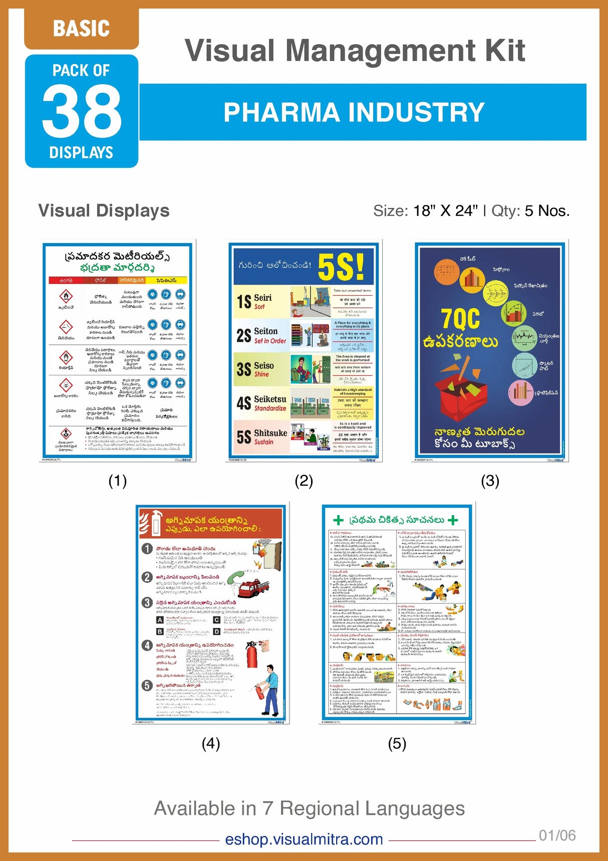 Basic Kit - Pharmaceutical Industry Visual Management Kit