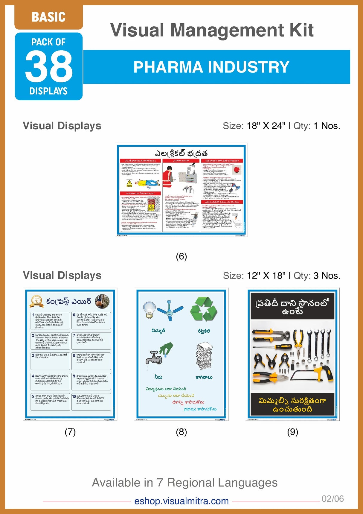 Basic Kit - Pharmaceutical Industry Visual Management Kit