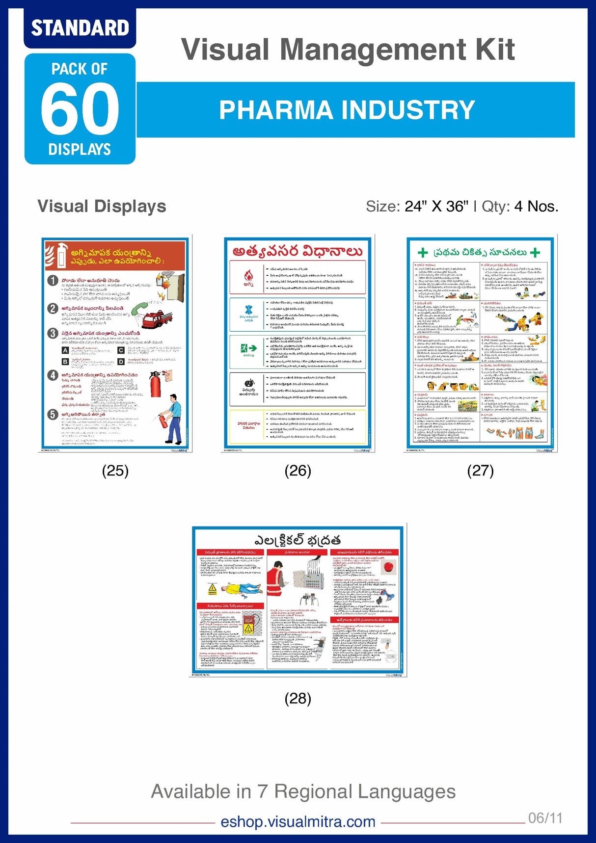 Standard Kit - Pharmaceutical Industry Visual Management Kit