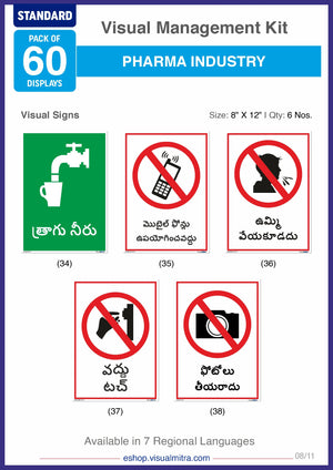 Standard Kit - Pharmaceutical Industry Visual Management Kit