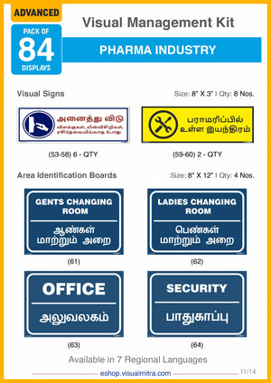 Advanced Kit - Pharmaceutical Industry Visual Management Kit