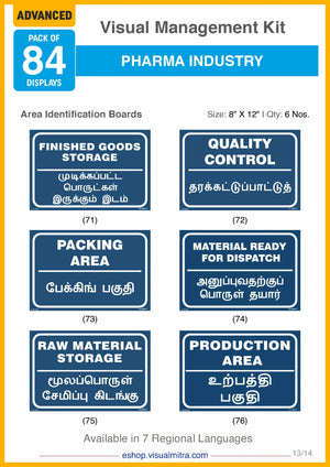 Advanced Kit - Pharmaceutical Industry Visual Management Kit