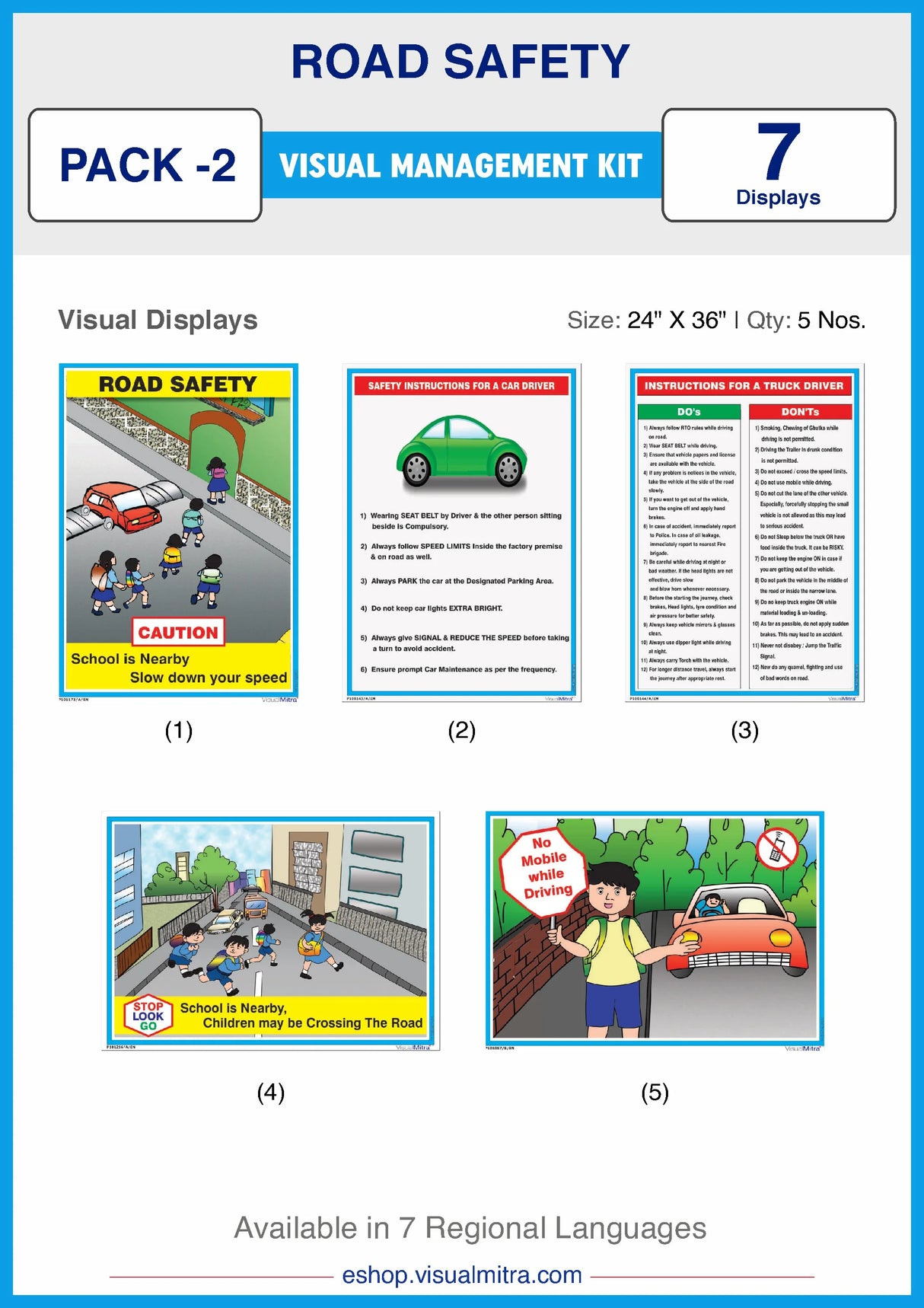 Road safety Visual Management Kit 2