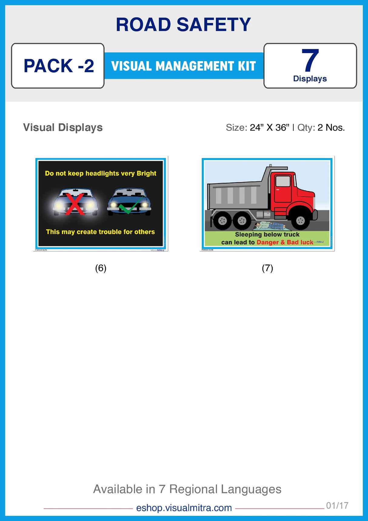 Road safety Visual Management Kit 2