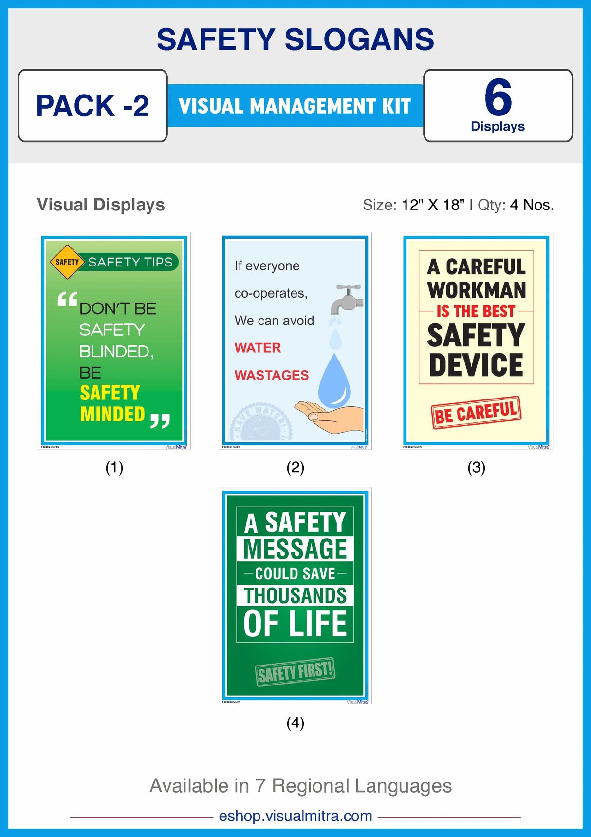 Safety Slogans Visual Management Kit 2