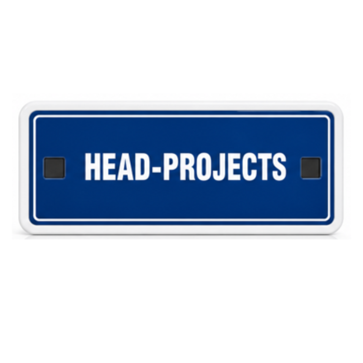 PVC Name Plate with Sticker