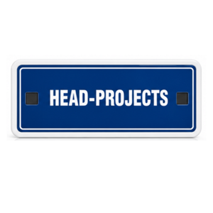 PVC Name Plate with Sticker