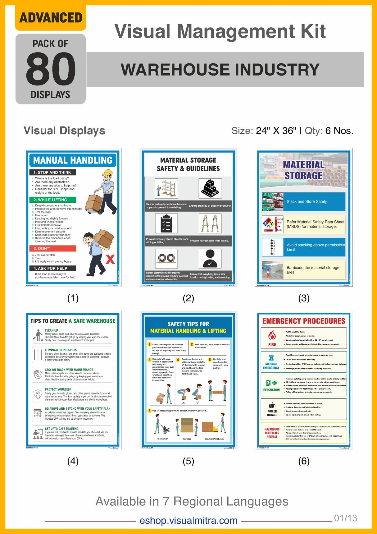 Advanced Kit - Warehouse  Industry Visual Management Kit