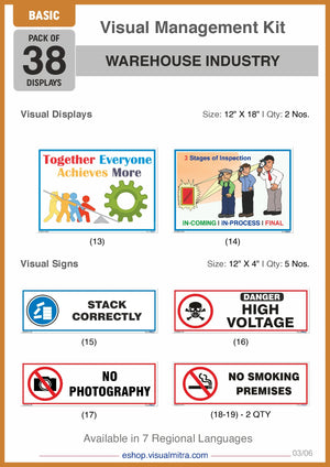 Basic Kit - Warehouse Industry Visual Management Kit