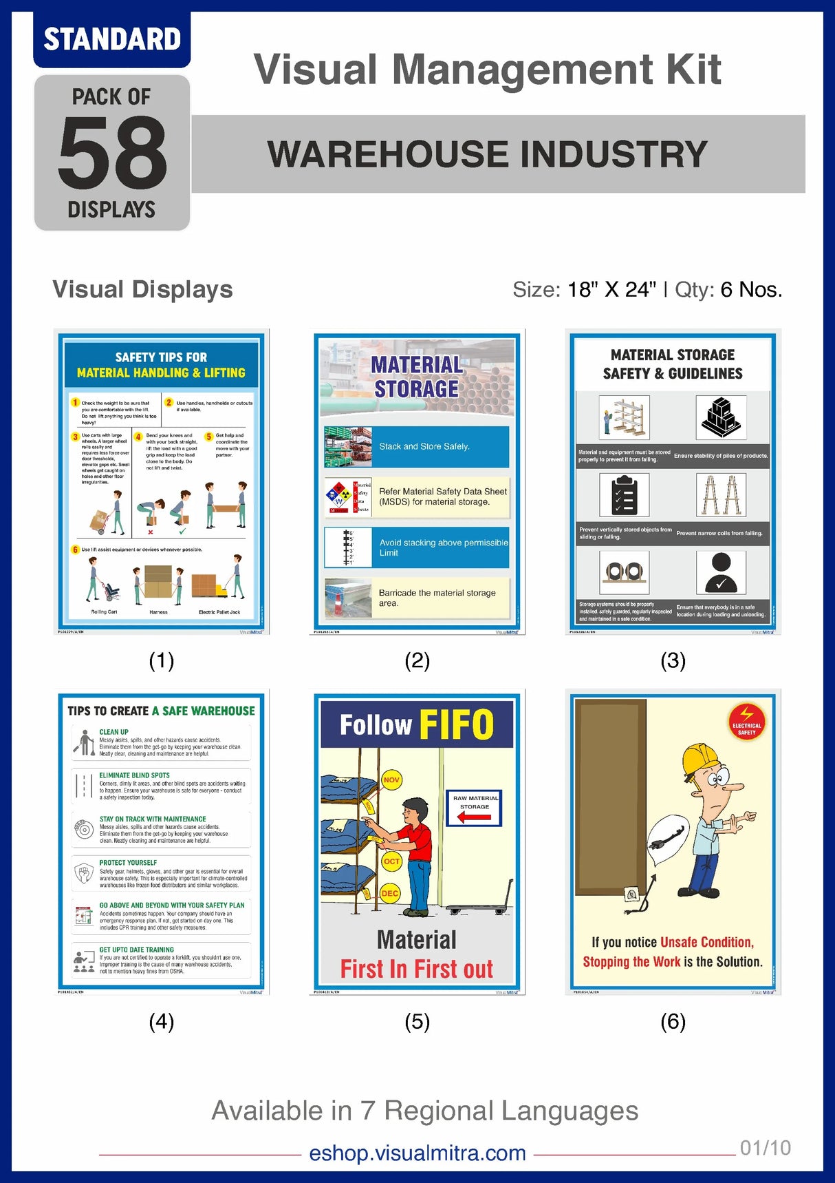 Standard Kit - Warehouse Industry Visual Management Kit