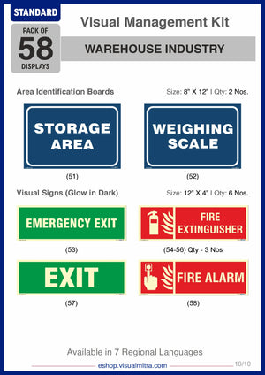 Standard Kit - Warehouse Industry Visual Management Kit