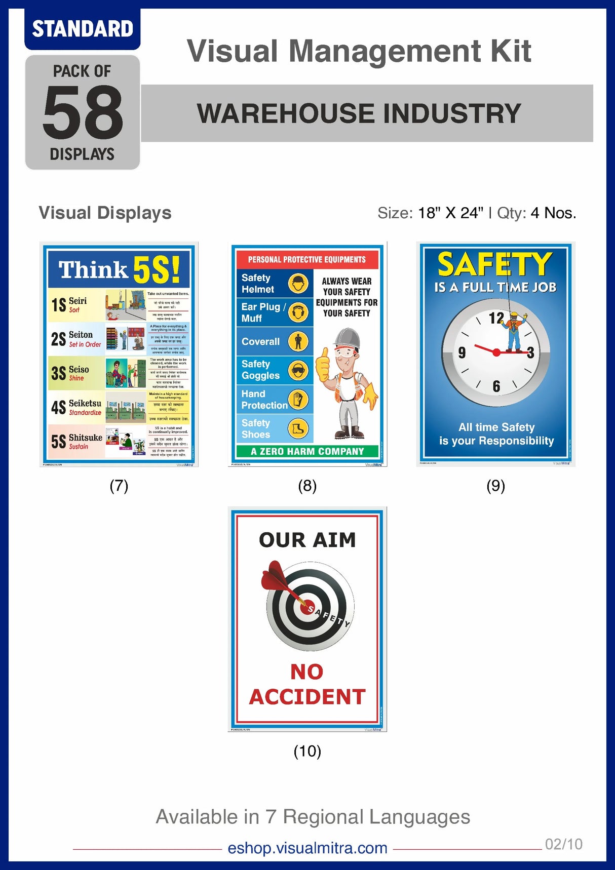 Standard Kit - Warehouse Industry Visual Management Kit