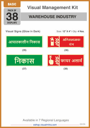 Basic Kit - Warehouse Industry Visual Management Kit