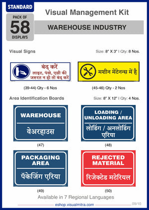 Standard Kit - Warehouse Industry Visual Management Kit