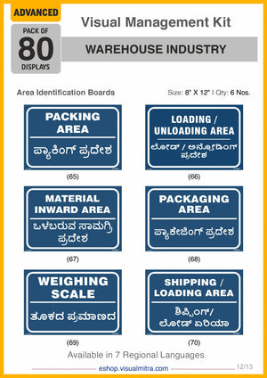 Advanced Kit - Warehouse  Industry Visual Management Kit