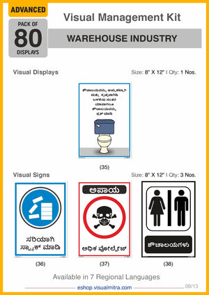 Advanced Kit - Warehouse  Industry Visual Management Kit