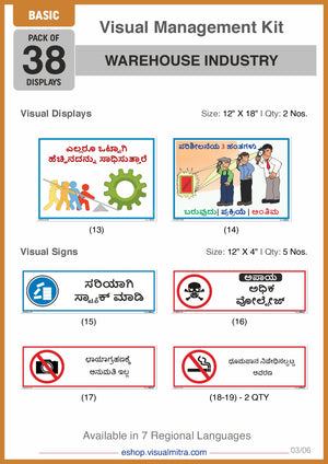 Basic Kit - Warehouse Industry Visual Management Kit